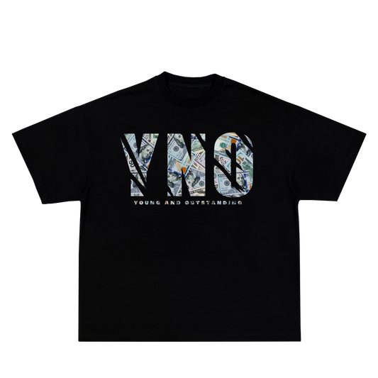 US $100 Dollar Bill Inspired Y.N.O T-shirt